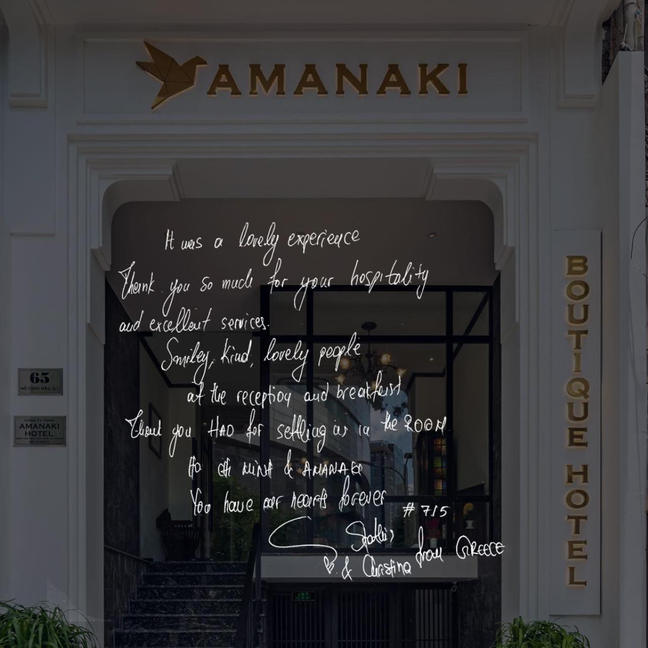 Amanaki Saigon Boutique Hotel Ho Chi Minh City Exterior photo